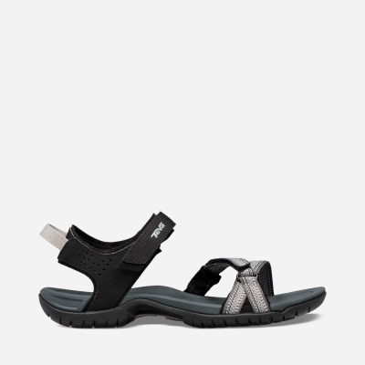 Teva Verra - Women's Teva Hiking Sandals - Grey / Black / Multicolor | India (NGCI57920)